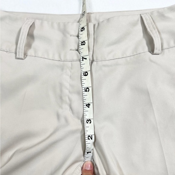 ADIDAS Women's ClimaLite Beige Double-Buttoned Bermuda Golf Shorts Size 6 - Picture 15 of 15